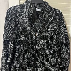Columbia Women's Monochrome Patterned Teddy Jacket